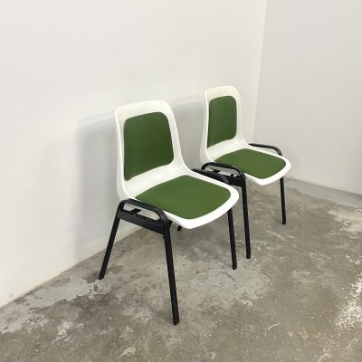 Pareja sillas Space Age apilables